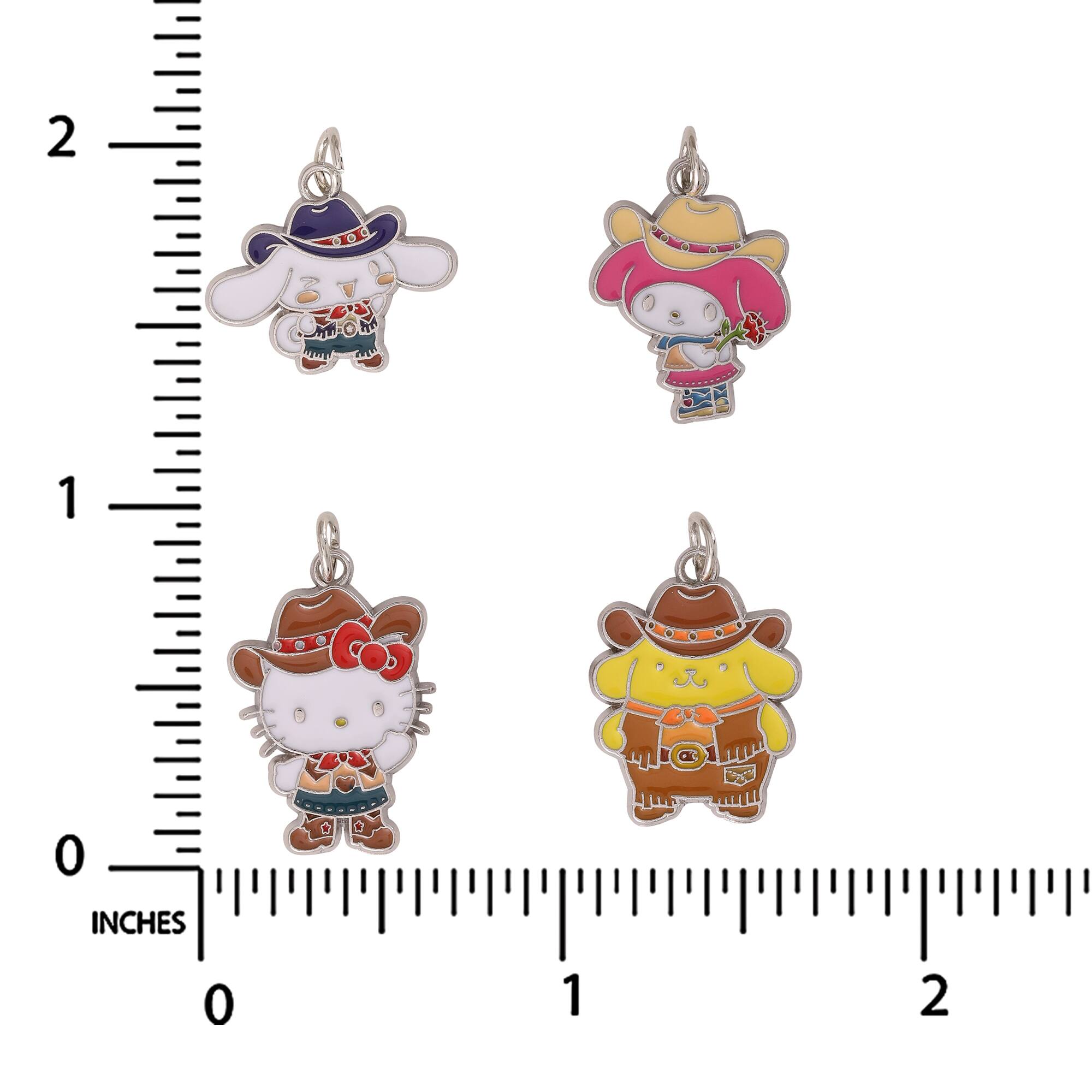 Hello Kitty® & Friends Western 4-Piece Charm Set